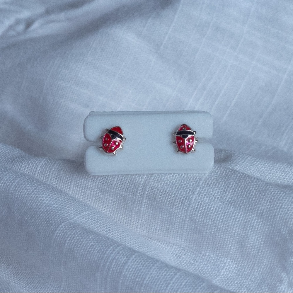 Sterling silver stud earrings